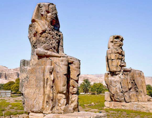 The Colossi of Memnon: Guardians of Ancient Thebes